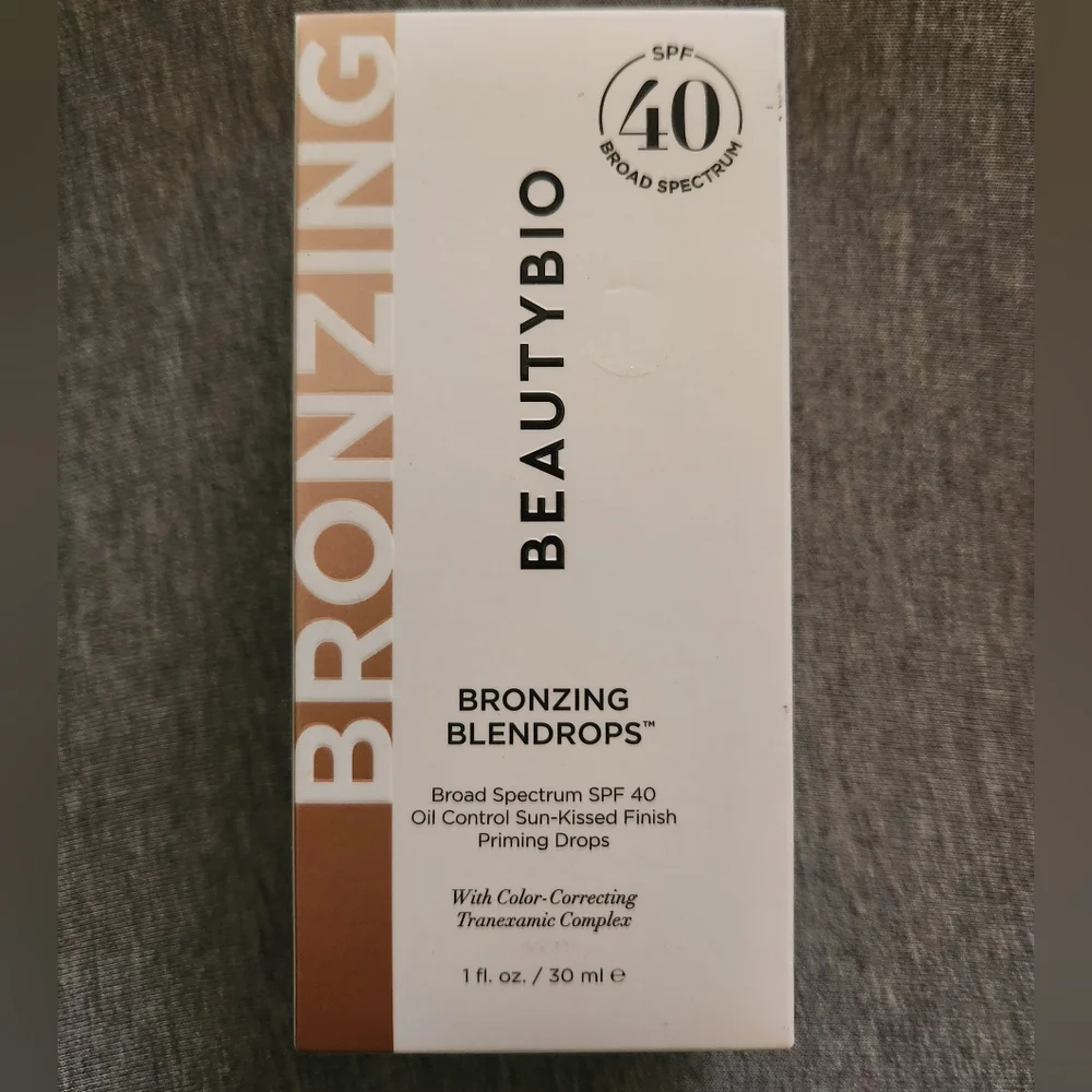 BeautyBio BLENDROPS. Broad Spectrum SPF 40 Oil-Control Priming Drops EXP. 5/26